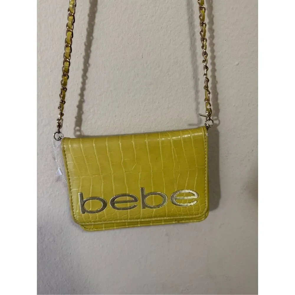 BEBE green shoulder bag